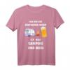 Herren Ich bin ein einfacher Mann, ich mag Camping und Bier T-Shirt – Perfektes Geschenk für Camper, Wohnmobil-Fahrer und Bierliebhaber