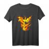 PHÖNIX IM FEUER T-Shirt – Trendiges Surreal-Design für Sport, Festivals & Geschenke für Kunstfans, Familie & Freunde