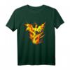PHÖNIX IM FEUER T-Shirt – Trendiges Surreal-Design für Sport, Festivals & Geschenke für Kunstfans, Familie & Freunde