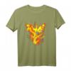 PHÖNIX IM FEUER T-Shirt – Trendiges Surreal-Design für Sport, Festivals & Geschenke für Kunstfans, Familie & Freunde