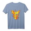 PHÖNIX IM FEUER T-Shirt – Trendiges Surreal-Design für Sport, Festivals & Geschenke für Kunstfans, Familie & Freunde