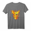 PHÖNIX IM FEUER T-Shirt – Trendiges Surreal-Design für Sport, Festivals & Geschenke für Kunstfans, Familie & Freunde