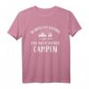 Camping T-Shirt - Da muss ich erstmal eine Nacht drüber campen Wohnwagen Geschenk für Camper und Campingliebhaber