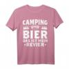 Camping und Bier ist mein Revier - Vintage Wohnmobil T-Shirt für Rentner, Opas & Camper als lustiges Geschenk für den Roadtrip
