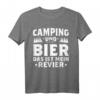 Camping und Bier ist mein Revier - Vintage Wohnmobil T-Shirt für Rentner, Opas & Camper als lustiges Geschenk für den Roadtrip