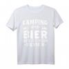 Camping und Bier ist mein Revier - Vintage Wohnmobil T-Shirt für Rentner, Opas & Camper als lustiges Geschenk für den Roadtrip