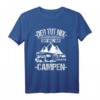 Camper Wohnmobil Urlaub T-Shirt mit Spruch 'Der tut nix der will nur campen' – Lustiges Geschenk für Camper und Dauercamper