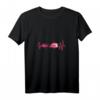 Lustiges Damen Camping T-Shirt mit V-Ausschnitt - I LOVE CAMPING Geschenkidee für Frauen, Mädchen & Camperinnen
