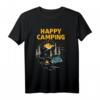 HAPPY CAMPING Vintage Camping T-Shirt für Damen, Herren, Jungen & Mädchen – Perfektes Geschenk für Outdoor- und Bergliebhaber