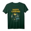 HAPPY CAMPING Vintage Camping T-Shirt für Damen, Herren, Jungen & Mädchen – Perfektes Geschenk für Outdoor- und Bergliebhaber
