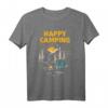 HAPPY CAMPING Vintage Camping T-Shirt für Damen, Herren, Jungen & Mädchen – Perfektes Geschenk für Outdoor- und Bergliebhaber
