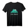 Camping Wald Berge Camper Live Simple T-Shirt – Perfektes Geschenk für Outdoor- und Campingliebhaber zu Weihnachten oder Geburtstag