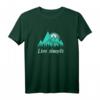 Camping Wald Berge Camper Live Simple T-Shirt – Perfektes Geschenk für Outdoor- und Campingliebhaber zu Weihnachten oder Geburtstag