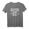 Lustiges Camper T-Shirt mit Spruch »Campen, Grillen, Bier« – Perfekt für Campingurlaub, Wohnmobil & Zeltfahrer
