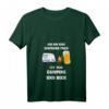 Damen T-Shirt mit V-Ausschnitt: Ich bin eine einfache Frau, mag Camping und Bier – Perfekt als Geschenk für Camping- und Bierliebhaberinnen