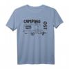 Camping Ost T-Shirt mit DDR Wohnwagen Motiv - Klassisch geschnitten, perfekt für Campingfans und Nostalgiker