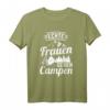 Echte Frauen gehen Campen - Lustiges Damen Camping T-Shirt für Natur- und Zeltfans, ideales Geschenk zu Weihnachten, Geburtstag & Muttertag