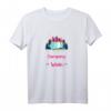 Ich bin eine einfache Frau - Camper, Wein & Camping T-Shirt für Damen, ideales Geschenk für Camping- und Weinliebhaberinnen