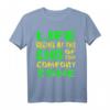 Life Begins At The End Of Your Comfort Zone Skydiver T-Shirt – Motivationsgeschenk für Extremsportler, Camper & Outdoor-Fans