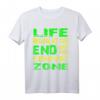 Life Begins At The End Of Your Comfort Zone Skydiver T-Shirt – Motivationsgeschenk für Extremsportler, Camper & Outdoor-Fans