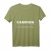 Camping Definition Camper Spruch T-Shirt – Lustiges Geschenk für Camper, Wohnwagen- und Zeltliebhaber zum Geburtstag oder Weihnachten