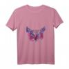Damen Eule und Uhu Wald Bewohner Natur und Camping Geschenk T-Shirt mit V-Ausschnitt – Perfekt für Naturliebhaberinnen & Outdoor-Fans