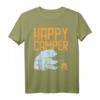 Happy Camper Bear T-Shirt – Lustiges Camping & Wanderoutfit für Abenteuerlustige, perfekt als Geschenk für Reisende, Camper & Naturfreunde