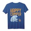 Happy Camper Bear T-Shirt – Lustiges Camping & Wanderoutfit für Abenteuerlustige, perfekt als Geschenk für Reisende, Camper & Naturfreunde