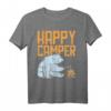 Happy Camper Bear T-Shirt – Lustiges Camping & Wanderoutfit für Abenteuerlustige, perfekt als Geschenk für Reisende, Camper & Naturfreunde