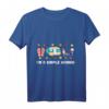 Im A Simple Woman Camper Wohnmobil Camping Outdoor T-Shirt – Lustiges Camping-Design für Frauen, Vanlife & Outdoor-Enthusiastinnen