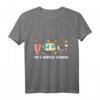 Im A Simple Woman Camper Wohnmobil Camping Outdoor T-Shirt – Lustiges Camping-Design für Frauen, Vanlife & Outdoor-Enthusiastinnen