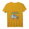 Damen Camping T-Shirt mit V-Ausschnitt – Ein Leben ohne Camping ist möglich, aber sinnlos, perfekt für Outdoor- und Zeltliebhaberinnen