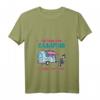 Damen Camping T-Shirt mit V-Ausschnitt – Ein Leben ohne Camping ist möglich, aber sinnlos, perfekt für Outdoor- und Zeltliebhaberinnen