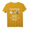 Lustiges Camping und Bier Wohnmobil Camper T-Shirt – Perfektes Geschenk für Camper, Biertrinker & Wohnmobil-Fans zu Geburtstag & Weihnachten