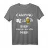 Lustiges Camping und Bier Wohnmobil Camper T-Shirt – Perfektes Geschenk für Camper, Biertrinker & Wohnmobil-Fans zu Geburtstag & Weihnachten