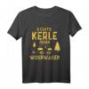Echte Kerle ziehen Wohnwagen Camper Design T-Shirt – Perfektes Geschenk für Camping- und Reisebegeisterte