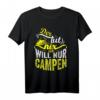 Der Tut Niks Der Will Nur Campen Wohnmobil Camping Urlaub T-Shirt - Lustiges Geschenk für Camper & Campingfans