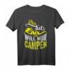 Der Tut Niks Der Will Nur Campen Wohnmobil Camping Urlaub T-Shirt - Lustiges Geschenk für Camper & Campingfans