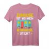 Zuhause Ist Wo Mein Wohnmobil Steht T-Shirt – Lustiges Camping Geschenk für Camper, Wohnwagen- und Van-Reisende