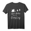 Camping Nature Campfire Forest Lover T-Shirt – Lustiges Geschenk für Naturliebhaber, Camper & Outdoor-Enthusiasten