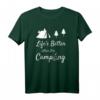 Camping Nature Campfire Forest Lover T-Shirt – Lustiges Geschenk für Naturliebhaber, Camper & Outdoor-Enthusiasten