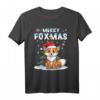 Niedliches Fuchs im Schnee Weihnachts T-Shirt für Kinder – Perfektes Geschenk für Natur- und Fuchsliebhaber zu Weihnachten und im Advent