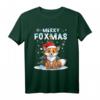 Niedliches Fuchs im Schnee Weihnachts T-Shirt für Kinder – Perfektes Geschenk für Natur- und Fuchsliebhaber zu Weihnachten und im Advent