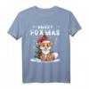 Niedliches Fuchs im Schnee Weihnachts T-Shirt für Kinder – Perfektes Geschenk für Natur- und Fuchsliebhaber zu Weihnachten und im Advent