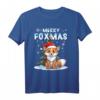 Niedliches Fuchs im Schnee Weihnachts T-Shirt für Kinder – Perfektes Geschenk für Natur- und Fuchsliebhaber zu Weihnachten und im Advent