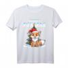 Niedliches Fuchs im Schnee Weihnachts T-Shirt für Kinder – Perfektes Geschenk für Natur- und Fuchsliebhaber zu Weihnachten und im Advent