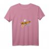 Damen Drachenboot Paddeln Fluss Ente im Kanu Kajak Camping T-Shirt mit V-Ausschnitt – Lustiges Wasser- und Outdoor-Design für Sport, Camping & Festivals