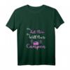 Damen tut nix will nur Campen - Lustiges Camping T-Shirt mit V-Ausschnitt und Wohnwagen Grafik, Geschenkidee für Camperinnen und Naturfans