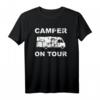 Camping T-Shirt für Outdoor-Enthusiasten - Klassisch geschnitten, doppelt genähter Saum für Komfort und Langlebigkeit