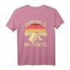 Camping Is In-Tents Lustiges Geschenk für Camper T-Shirt - Witziges Outdoor Shirt für Campingliebhaber